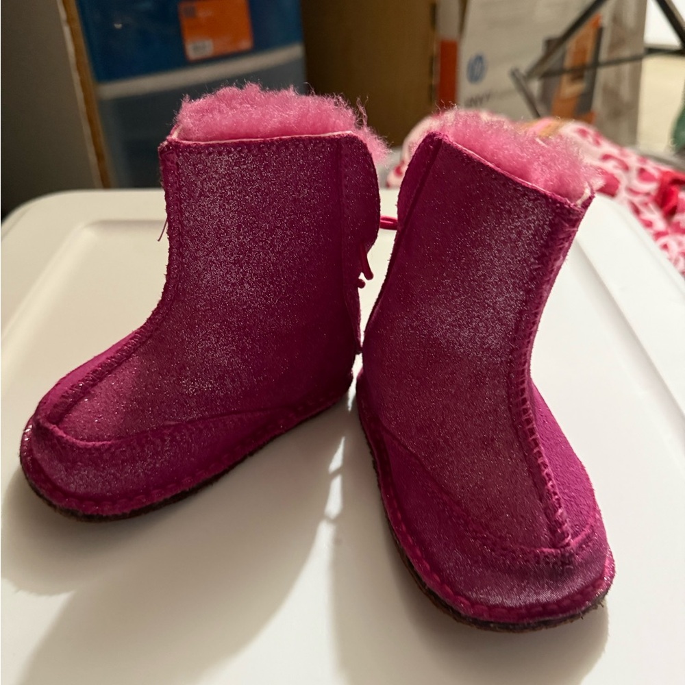 Ugg Pink Baby Boots